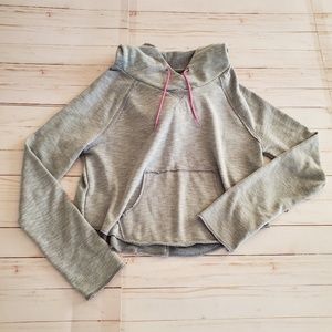 Under Armour Gray Hoodie with Pink Accents